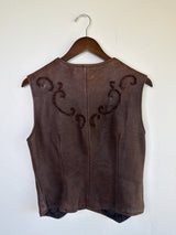 Stitched Leather Vest