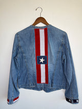 Patchwork Americana Denim Jacket