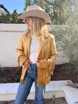 Jerrys Leather Fringe Jacket