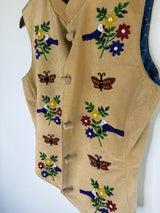 Double D Ranch Beaded Suede Vest