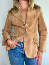 Casual Corner 90's Suede Blazer
