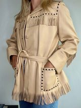 Deer Wear Brand Fringe Jacket