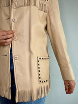 Deer Wear Brand Fringe Jacket