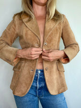 Casual Corner 90's Suede Blazer
