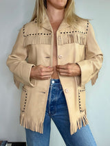 Deer Wear Brand Fringe Jacket
