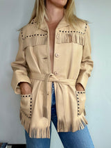 Deer Wear Brand Fringe Jacket