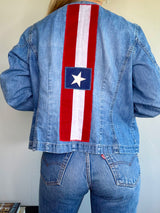 Patchwork Americana Denim Jacket