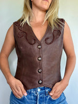 Stitched Leather Vest