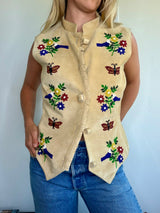 Double D Ranch Beaded Suede Vest