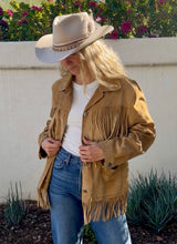 Suede Fringe Jacket