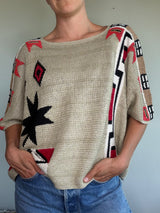Ralph Lauren Beaded Knit Top